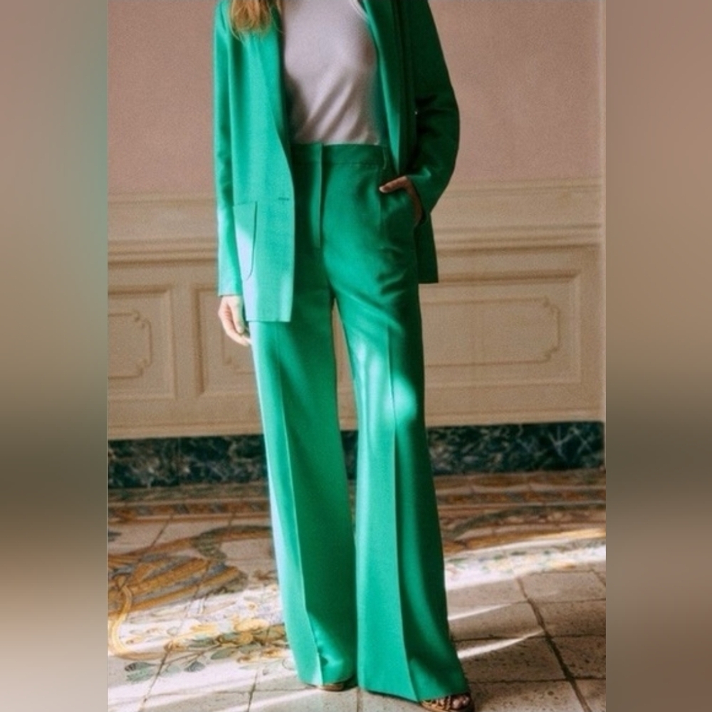 Sezane Matheo Trousers Green